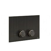 Gessi Venti20 Кнопка смыва для инсталляции Geberit, 2 режима, латунь, цвет: aged bronze 54655#187