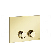 Gessi Venti20 Кнопка смыва для инсталляции Geberit, 2 режима, латунь, цвет: gold PVD 54655#246