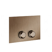 Gessi Venti20 Кнопка смыва для инсталляции Geberit, 2 режима, латунь, цвет: copper brushed PVD 54655#708