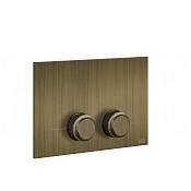 Gessi Venti20 Кнопка смыва для инсталляции Geberit, 2 режима, латунь, цвет: antique brass 54655#713