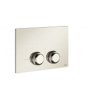 Gessi Venti20 Кнопка смыва для инсталляции Geberit, 2 режима, латунь, цвет: nickel PVD 54655#720