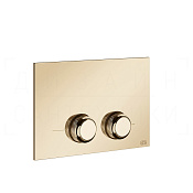 Gessi Venti20 Кнопка смыва для инсталляции Geberit, 2 режима, латунь, цвет: warm bronze PVD 54655#735