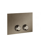 Gessi Venti20 Кнопка смыва для инсталляции Geberit, 2 реж., латунь, цвет: coffee bronze brushed PVD 54655#761