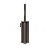 Gessi Incastri Ершик для унитаза подвесной, колба нержавеющая сталь, цвет: black metal brushed PVD 75421#707