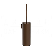 Gessi Incastri Ершик для унитаза подвесной, с колбой из нержавеющей стали, цвет: dark bronze 75421#845