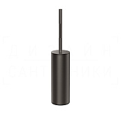 Gessi Incastri Ершик для унитаза напольный, колба нержавеющая сталь, цвет: black metal brushed PVD 75445#707