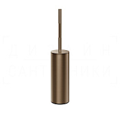Gessi Incastri Ершик для унитаза напольный, колба нержавеющая сталь, цвет: coffee bronze brushed PVD 75445#761