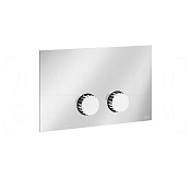 Gessi Incastri Кнопка смыва для инсталляции Geberit, 2 режима, латунь, цвет: chrome 75611#031