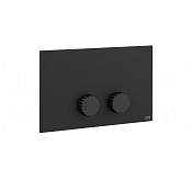 Gessi Incastri Кнопка смыва для инсталляции Geberit, 2 режима, латунь, цвет: matte black 75611#299