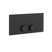 Gessi Incastri Кнопка смыва для инсталляции Viega, 2 режима, латунь, цвет: matte black 75613#299