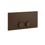 Gessi Incastri Кнопка смыва для инсталляции Viega, 2 режима, латунь, цвет: dark bronze 75613#845