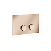 Gessi Incastri Кнопка смыва для инсталляции Geberit, 2 режима, латунь, цвет: copper PVD 75615#030