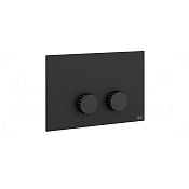 Gessi Incastri Кнопка смыва для инсталляции Geberit, 2 режима, латунь, цвет: matte black 75615#299