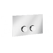 Gessi Incastri Кнопка смыва для инсталляции Viega, 2 режима, латунь, цвет: chrome 75621#031