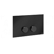 Gessi Incastri Кнопка смыва для инсталляции Viega, 2 режима, латунь, цвет: black metal PVD 75621#706