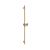 Gessi Anello Душевая штанга 90 см, с держателем для лейки, цвет: warm bronze brushed PVD 63485#726