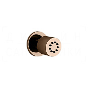 Gessi Body Jets Душевая форсунка поворотная, 1 вид струи, цвет: copper PVD 13375#030