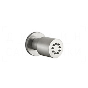 Gessi Body Jets Душевая форсунка поворотная, 1 вид струи, цвет: chrome brushed 13375#147