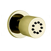 Gessi Body Jets Душевая форсунка поворотная, 1 вид струи, цвет: gold PVD 13375#246