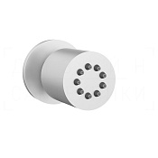 Gessi Body Jets Душевая форсунка поворотная, 1 вид струи, цвет: matte white 13375#279