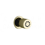 Gessi Body Jets Душевая форсунка поворотная, 1 вид струи, цвет: brass PVD 13375#710