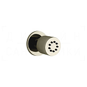 Gessi Body Jets Душевая форсунка поворотная, 1 вид струи, цвет: nickel PVD 13375#720