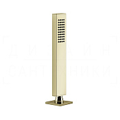 Gessi Rettangolo Душевой гарнитур на борт ванны: ручной душ, шланг 150 см, цвет: brass PVD 20127#710