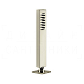 Gessi Rettangolo Душевой гарнитур на борт ванны: ручной душ, шланг 150 см, цвет: nickel PVD 20127#720