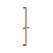 Gessi Rettangolo Душевая штанга 61,5 см, с держателем для лейки, цвет: copper PVD 20144#030