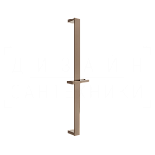 Gessi Rettangolo Душевая штанга 61,5 см, с держателем для лейки, цвет: copper brushed PVD 20144#708