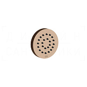 Gessi Body Jets Душевая форсунка боковая d6,5 см, цвет: copper PVD 32971#030