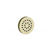 Gessi Body Jets Душевая форсунка боковая d6,5 см, цвет: brass PVD 32971#710