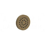 Gessi Body Jets Душевая форсунка боковая d6,5 см, цвет: antique brass 32971#713