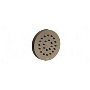 Gessi Body Jets Душевая форсунка боковая d6,5 см, цвет: coffee bronze brushed PVD 32971#761