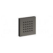 Gessi Body Jets Душевая форсунка боковая 6,5 см цвет: black metal brushed PVD 32973#707