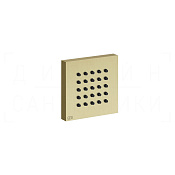 Gessi Body Jets Душевая форсунка боковая 6,5 см цвет: brushed brass PVD 32973#727
