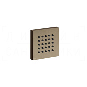 Gessi Body Jets Душевая форсунка боковая 6,5 см цвет: coffee bronze brushed PVD 32973#761