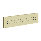 Gessi Body Jets Душевая форсунка боковая 24х6,5h см, цвет: brass PVD 32975#710