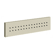 Gessi Body Jets Душевая форсунка боковая 24х6,5h см, цвет: nickel PVD 32975#720
