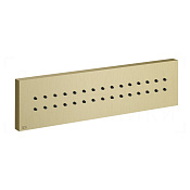 Gessi Body Jets Душевая форсунка боковая 24х6,5h см, цвет: brushed brass PVD 32975#727