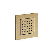 Gessi Body Jets Душевая форсунка встраиваемая 9,8 см, внешняя часть, цвет: warm bronze brushed PVD 32984#726