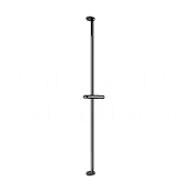 Gessi Goccia Душевая штанга 82,2 см, с держателем для лейки, цвет: black metal PVD 33644#706