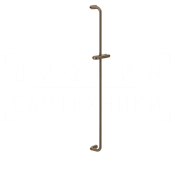 Gessi Goccia Душевая штанга 82,2 см, с держателем для лейки, цвет: coffee bronze brushed PVD 33644#761