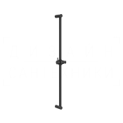 Gessi 316 Душевая штанга 82,8 см, с держателем для лейки, цвет: matte black 54042#299
