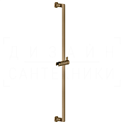 Gessi Inciso Душевая штанга 84,1 см, с держателем для лейки, цвет: deep bronze brushed PVD 58144#791