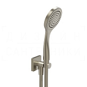 Gessi Rilievo Душевой гарнитур: ручной душ, держатель, шланг 150 см, цвет: finox brushed nickel 59123#149