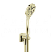 Gessi Rilievo Душевой гарнитур: ручной душ, держатель с выводом, шланг 150 см, цвет: brass PVD 59123#710