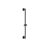 Gessi Rilievo Душевая штанга 86 см, с держателем для лейки, цвет: black metal PVD 59244#706