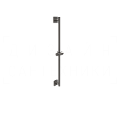 Gessi Rilievo Душевая штанга 86 см, с держателем для лейки, цвет: black metal brushed PVD 59244#707