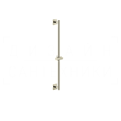 Gessi Rilievo Душевая штанга 86 см, с держателем для лейки, цвет: nickel PVD 59244#720